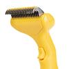 Pet Detangling Brush Stainless Steel Blades Dog Undercoat Rake Self-Cleaning Grooming Tool Pet Dematting Comb for Dogs And Cats