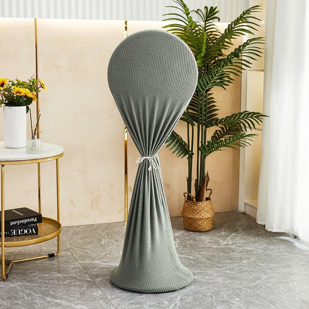 

Защитные чехлы для электрического вентилятора, пылезащитные чехлы, однотонный вязаный чехол, универсальный