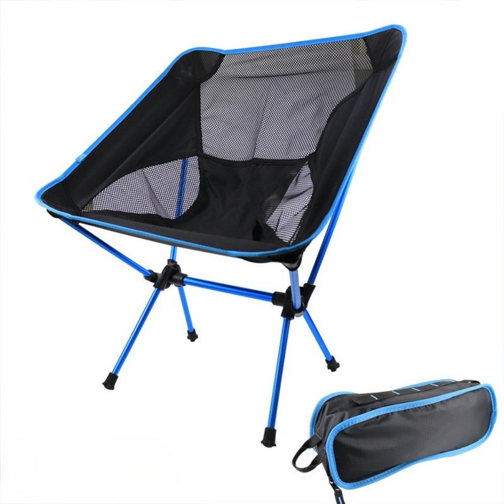 Ultra-Light Aluminum Folding Moon Chair - Portable Reclining Outdoor Chair for Camping, Beach, Hikers & Campers HH