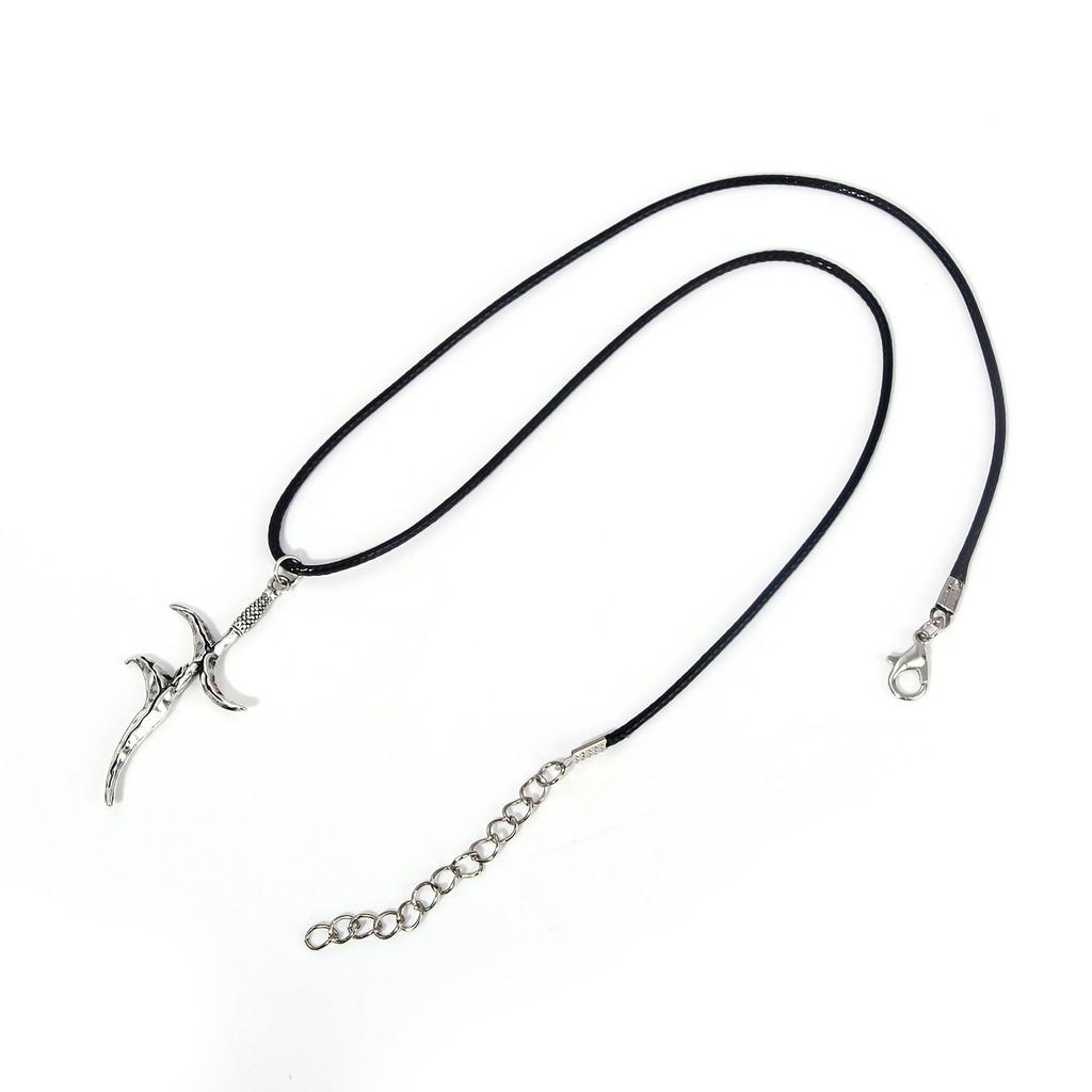 Elden Ring Melina Black Sword Necklace Alloy Jewelry Gothic Style For Gamers