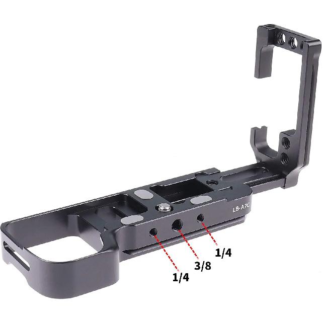 A7C Vertical Shoot Quick Release Plate Bracket Hand Grip for Sony Alpha 7C E-mount Full Frame Mirrorless Digital Camera