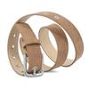 Women's Retro Literary Style Frosted Textured Pin Buckle Belt - Durable PU Leather