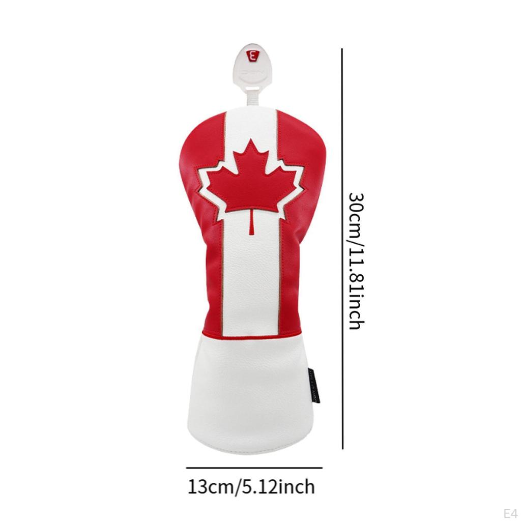 Golf Wood Headcover Club Cover Creative Portable Head Protective Sleeve for Outdoor