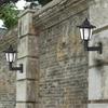 Outdoor Solar Lights Retro Lantern Hexagonal Solar Lights  Outdoor LED Solar Sconce Wall Lamp Solar Spotlight Garden Decorations