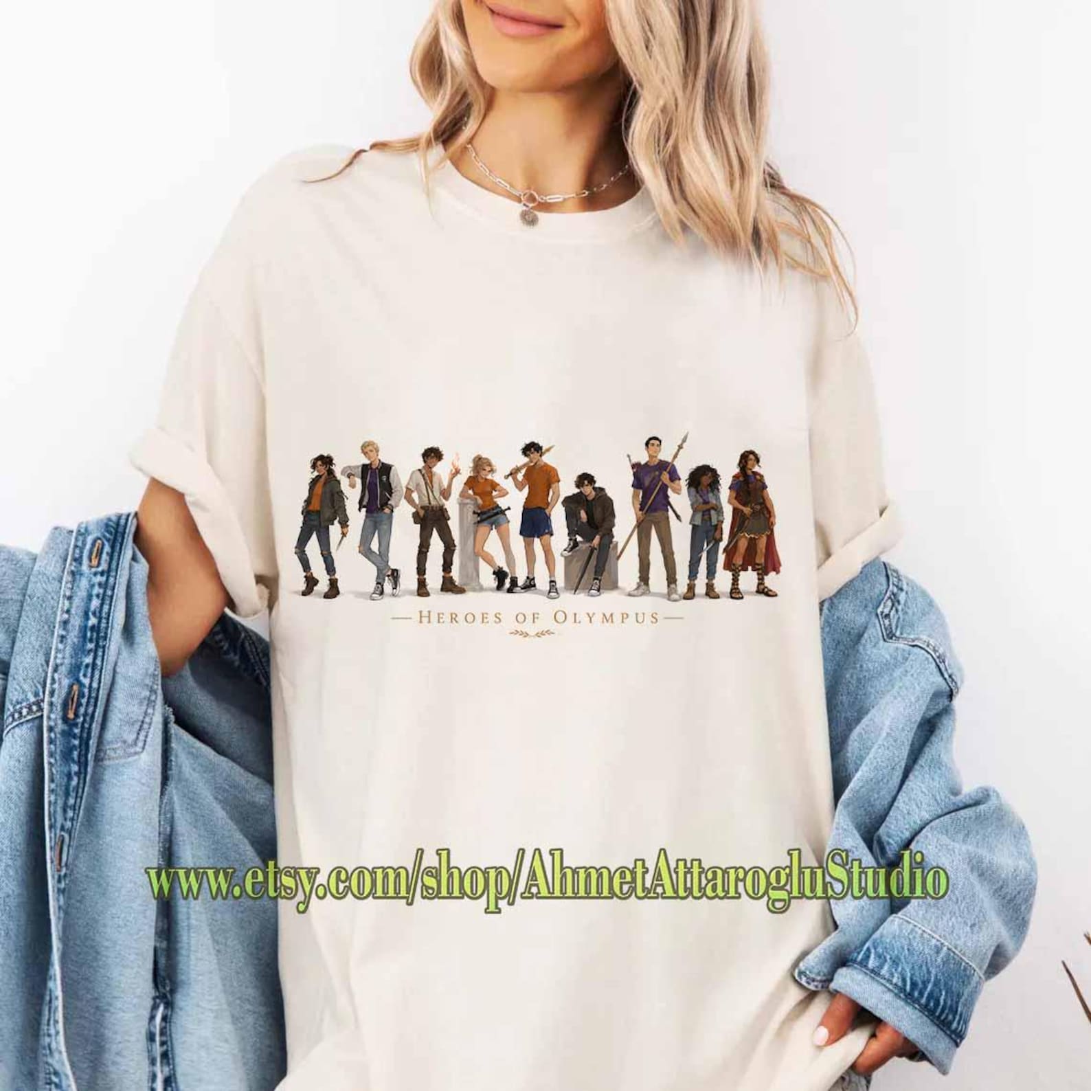 Mineral Wash Tee Heroes Of Olympus Shirt, Comfort Colors Percy Jackson Shirt, Camp Jupiter Shirt, Camp Half-blood, Percy Jackson T-Shirt L