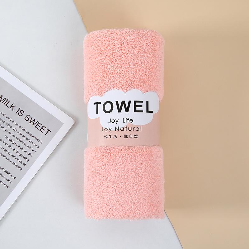 Face Towel Thickened Microfiber Absorbent Coral Fleece Towel Quick Drying Clean Face Soft Absorbent Towel