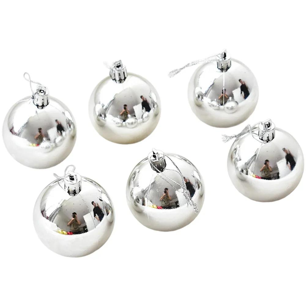 Glossy Matte Finish Christmas Tree Ornament Balls Plastic Decorative Spheres for Holiday Tree Shop and Mall Decoration
