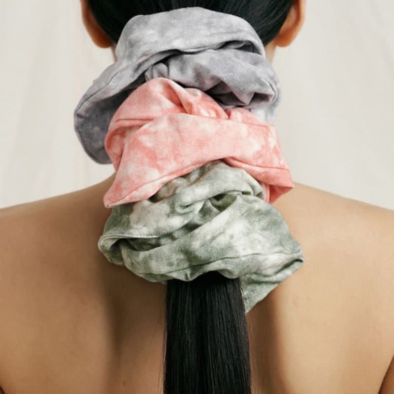 

FRONT2LINE Повязка для волос Light Tie-Dye Scrunchie Khaki_FREE