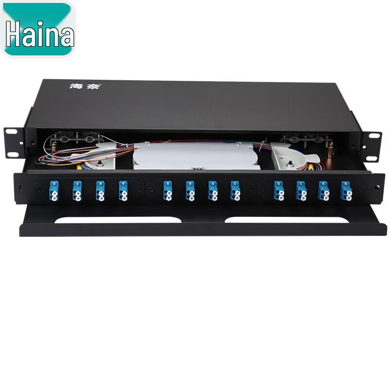 

LC Single Mode Pull-Out Fiber Optic Patch Panel 24-Core