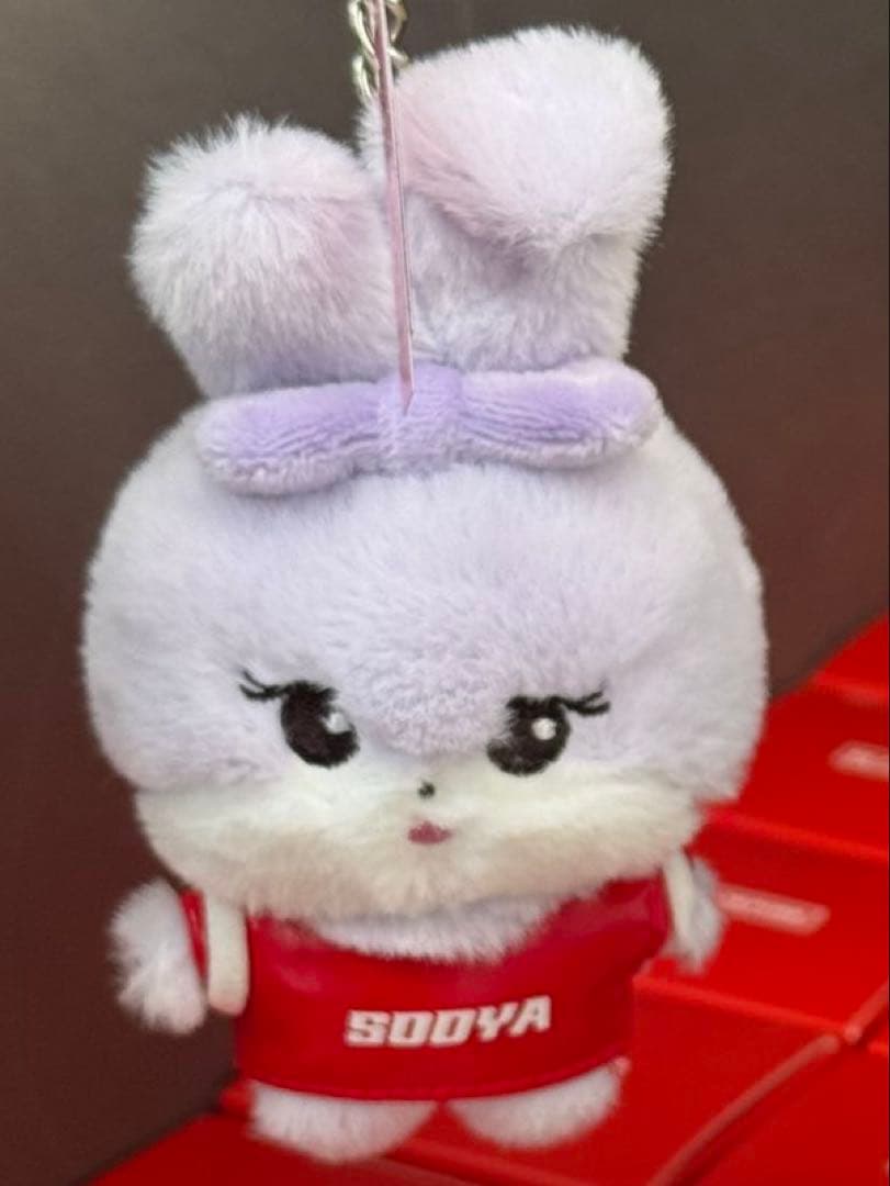 

[USED] BLACKPINK Jisoo Plush Keychain Sooya POPUP Goods