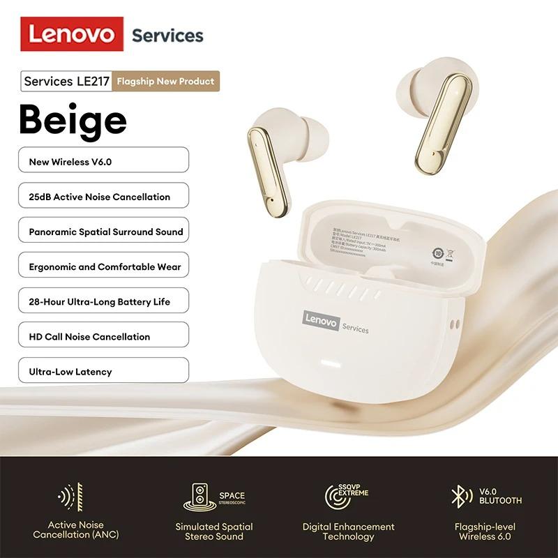 

Lenovo LE217 TWS Wireless Bluetooth V6.0 Headphones Long Battery Game Noise Cancelling Sport Earbuds 3D Stereo Sound 38ms Ultra-low Latency Headset