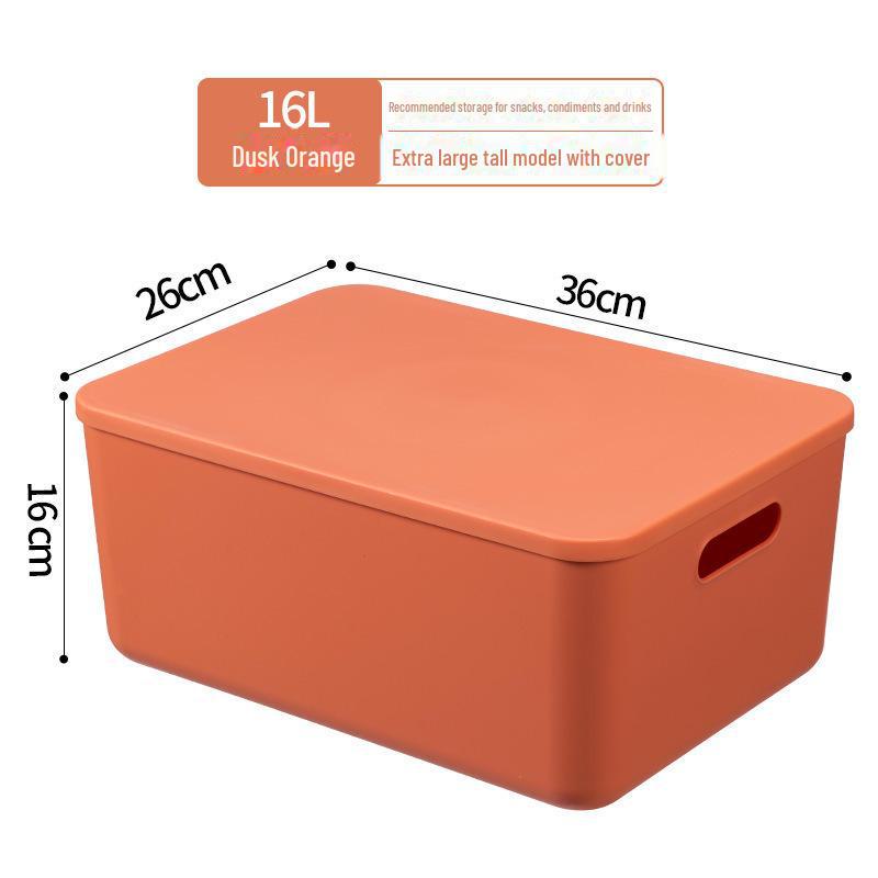 Large Plastic Storage Box for Clothing and Sundries - Ideal for Dorm or Home