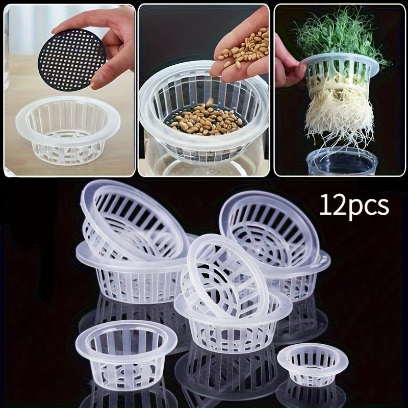 12pcs Planting Basket Vegetable Planting Basket Plastic Flowerpot, Suitable for Home Balcony Gardening and Nursery