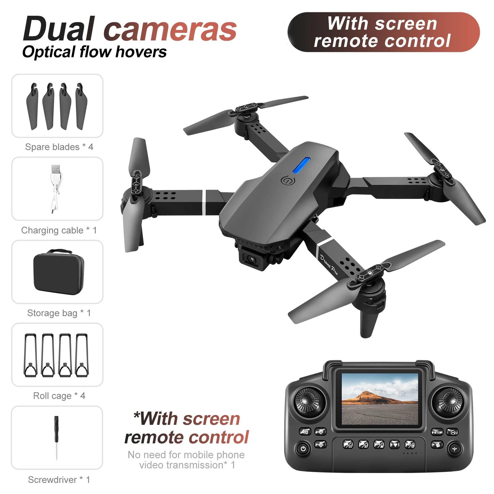 NEW E88 Screen Controlled Drone Remote