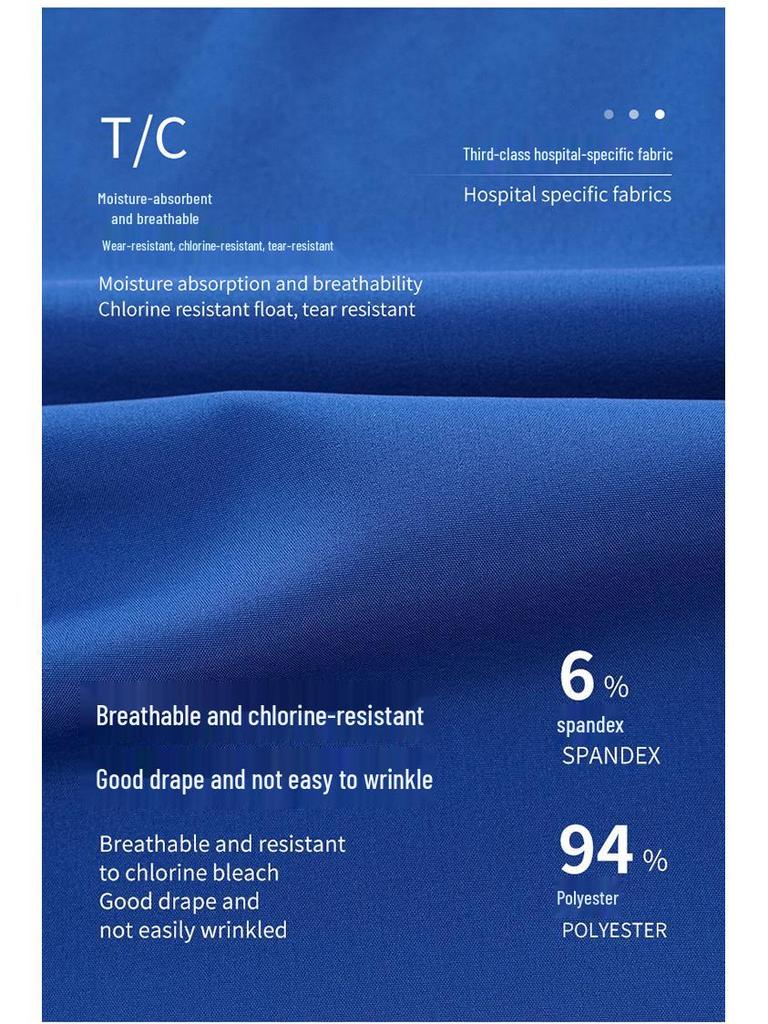 Gerades Bein Peeling-Set für Schönheitssalon, Intensivstation, Klinik, Arzt und Krankenpflege-Berufskleidung