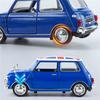1:32 Morris Mini Cooper S Alloy Classic Sports Car Model Diecast Metal Track Racing Car Vehicles Model Sound Light Kids Toy Gift