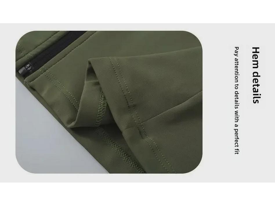 Herren Slim Fit Stehkragen Yoga- & Laufjacke