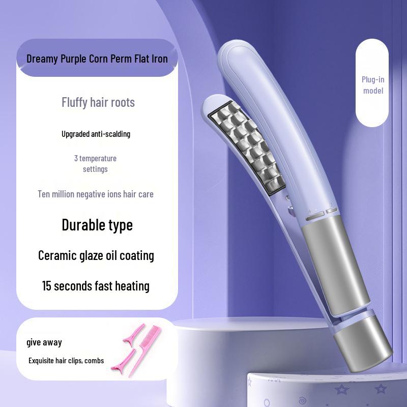 

Бездротовий акумуляторний гофре для кукурудзяного перму для пишного укладання волосся