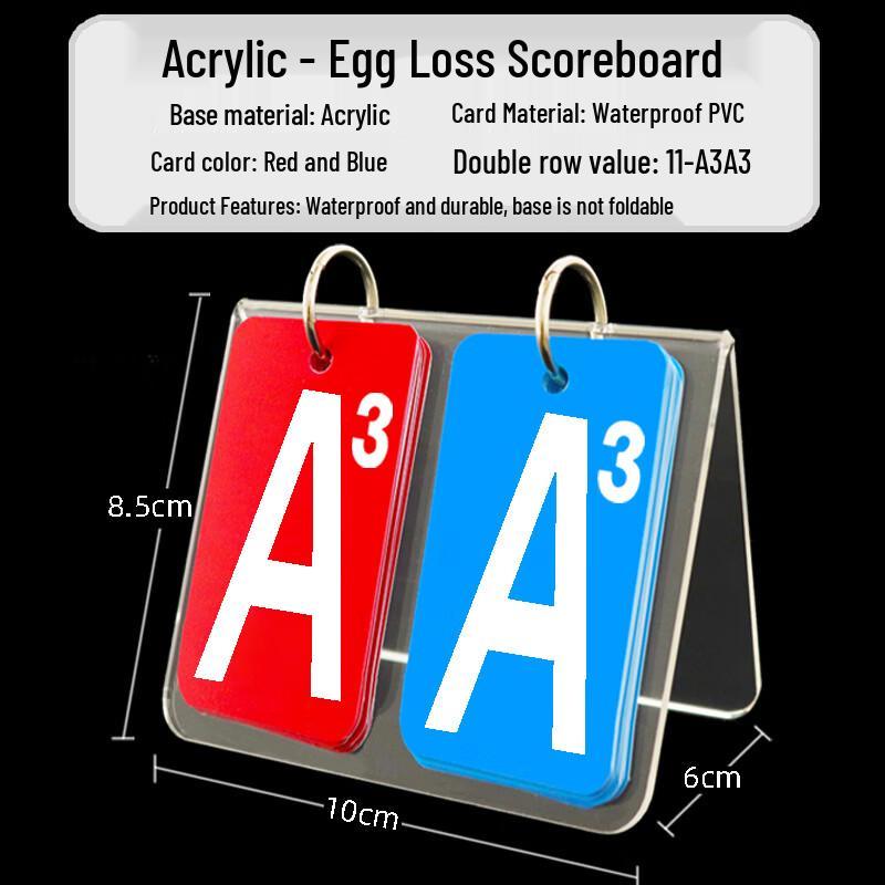 LISM Acrylic Score Counter for Card Games (2-Pack)