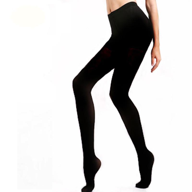 Women's 100D Velvet Imitation Pantyhose - Anti-Hook Nine-Point Stockings