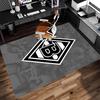 1 Stück Borussia Mönchengladbach Logo Teppich - Weich, Waschbar, Rutschfest für Innenbereich, Bürostühle, Wohnzimmer, Heimbüro, Dekorativer Teppich