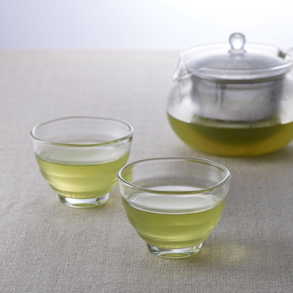 HARIO Heat-Resistant Glass Cups (Set of 5), MicrowaveOvenDishwasher Safe, 170ml, Made in Japan, HU-3012