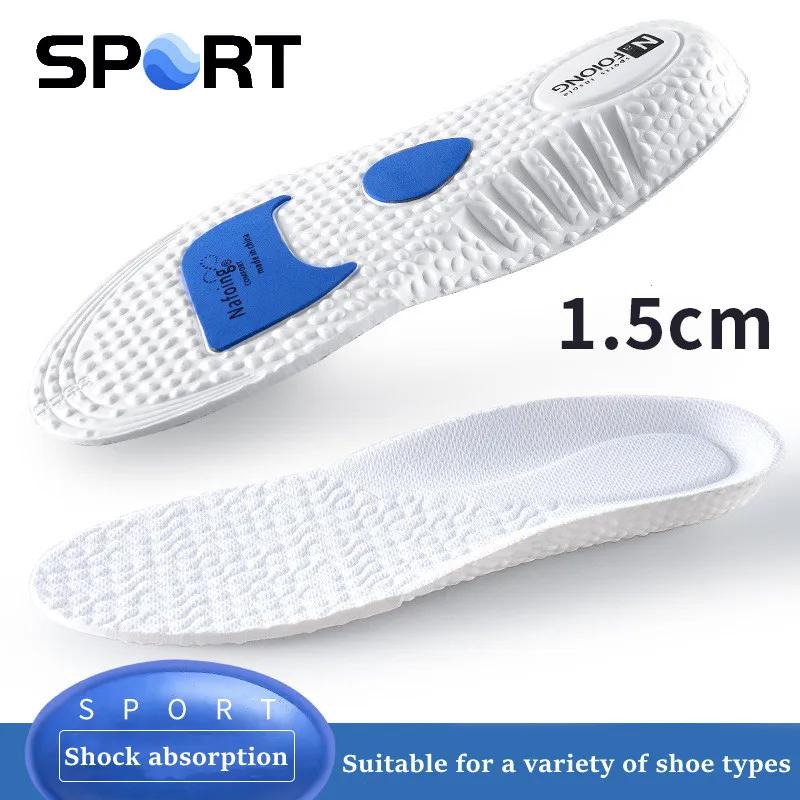 1Pair EVA Sports Shock Absorption Shoes Insole for Feet Height Increase Insoles Men Women Arch Support Orthopedic Shoe Pads