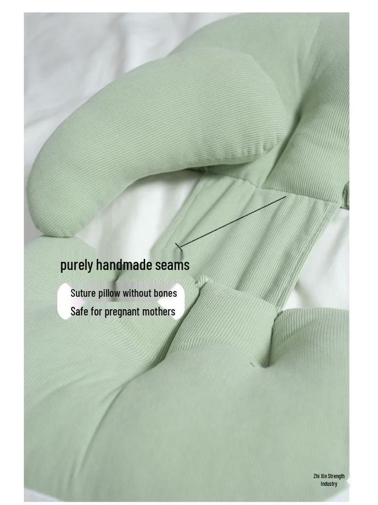 Multifunctional Pregnancy Side Sleeper Pillow: Belly Support & Waist Protection, Washable Set for Expecting Mothers