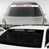 HAT1 Car Exterior Front Window Sticker Windshield Sport Decals for Volkswagen VW Arteon Logo Vinyl Film Waterproof Decor Accessories