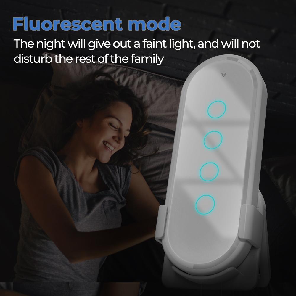 RF433MHZ Remote Control For Smart Home Devices 4 Gang EV1527 Code Transmitter 2 Way Control 433Mhz RF Wireless Switch 100m Range