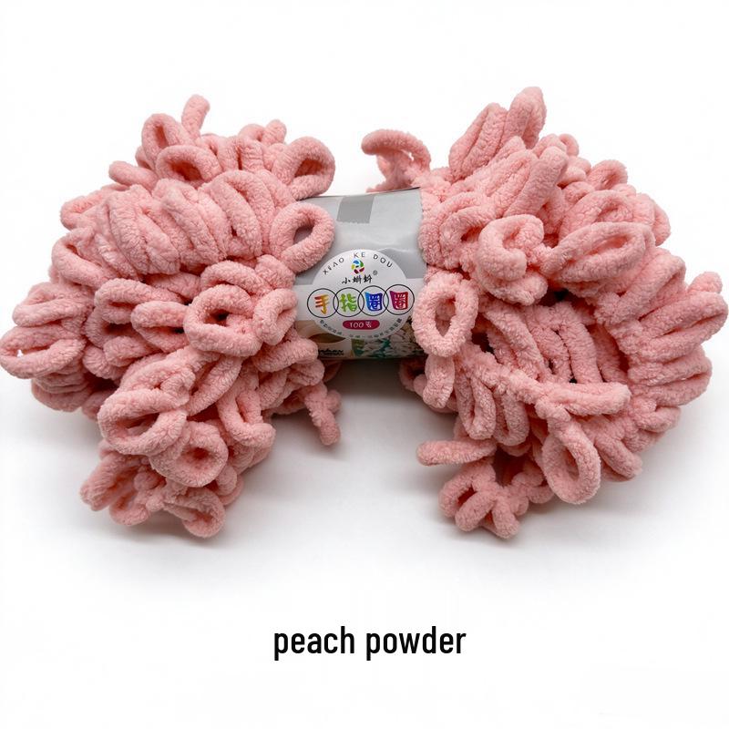 Finger Yarn Donut DIY Knitted Pillow/Blanket - Medium Thick