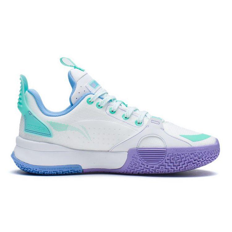 Li Ning All City 10 V1 Low Basketball Shoes Kids sneakers White Green YKBS024-3