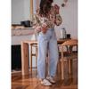 Women's Printed Long Sleeve Shirt Spring Autumn Casual Blouse Top For Women European American Fashion Foreign Trade Crossbody Apparel