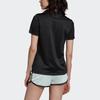 Adidas Originals Trefoil Tee Casual Sports Round Neck Letter Print Short Sleeve T-Shirt Women Tops Black DV0116