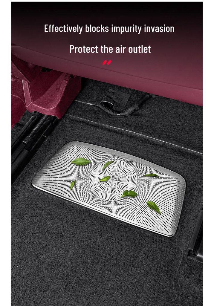 Third Gen NIO ES8 Under-Seat Air Vent Cover: Air Conditioning Protection & Decorative Accessory for 26 Models