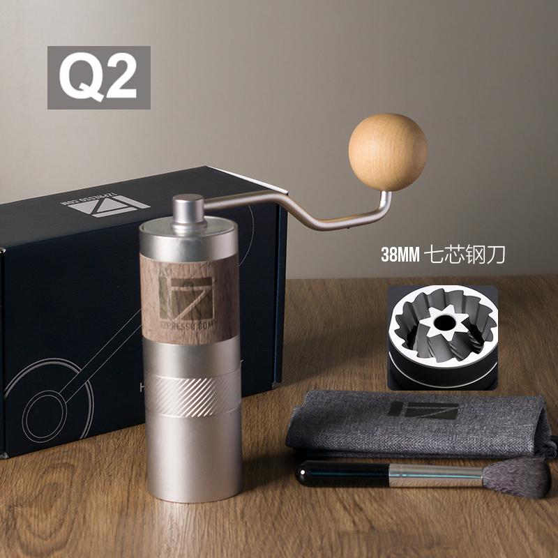 1PC Manual Coffee Grinder Portable Coffee Grinder 7-core Burr Easy To Disassemble, Used for Cleaning 420 Stainless Steel Burrs