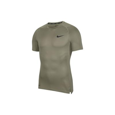 T-shirt da Uomo a Manica Corta Raglan Traspirante Girocollo Monocolore Verde Militare Chiaro Nero BV5632-320