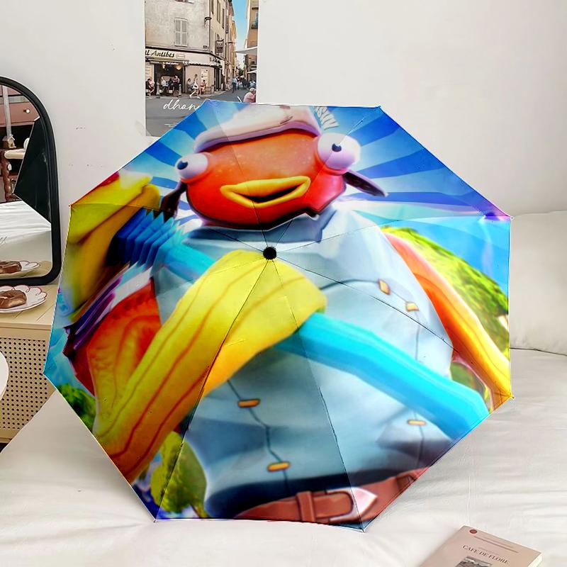 Game Fort-nite Umbrella 8-Frame for Travel, camping, Casual Lightweight Portable Umbrella, Essential for every family Holidays Gift