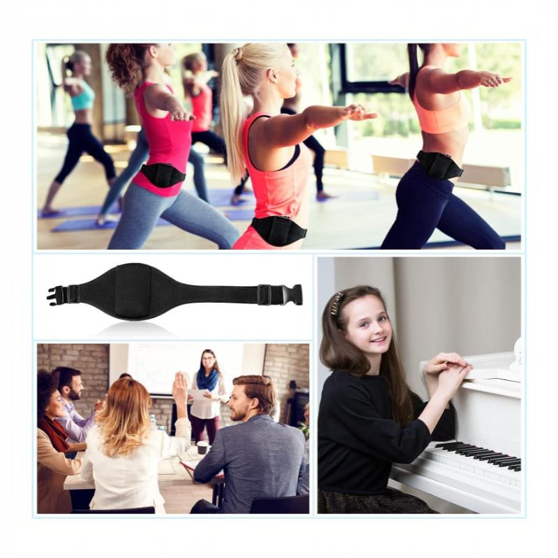 Adjustable Mic Belt Durable Hands-Free Microphone Waist Holder Pouch Secure Fit for Outdoor Speakers Workout Coaches