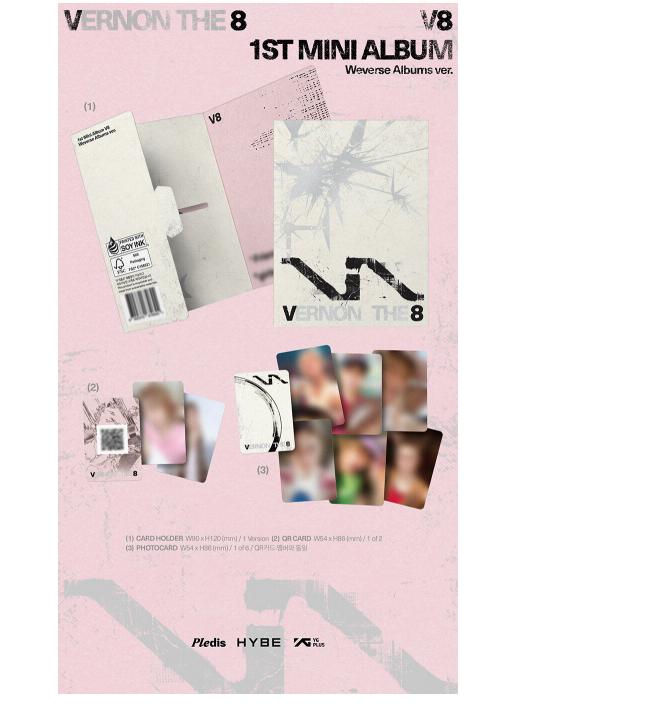 [pre-order] V8 (SEVENTEEN) 1st Mini Album V8 Weverse Albums Ver.