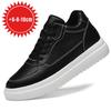 Scarpe con Rialzo in Vera Pelle Uomo Soletta Rialzante Invisibile 6 8 10cm Sneakers Rialzate Più Alte Scarpe in Pelle