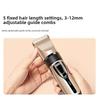 Low Noise Hair Trimmer USB Fast Charge USB Rechargeable Shaver  Beard Trimming
