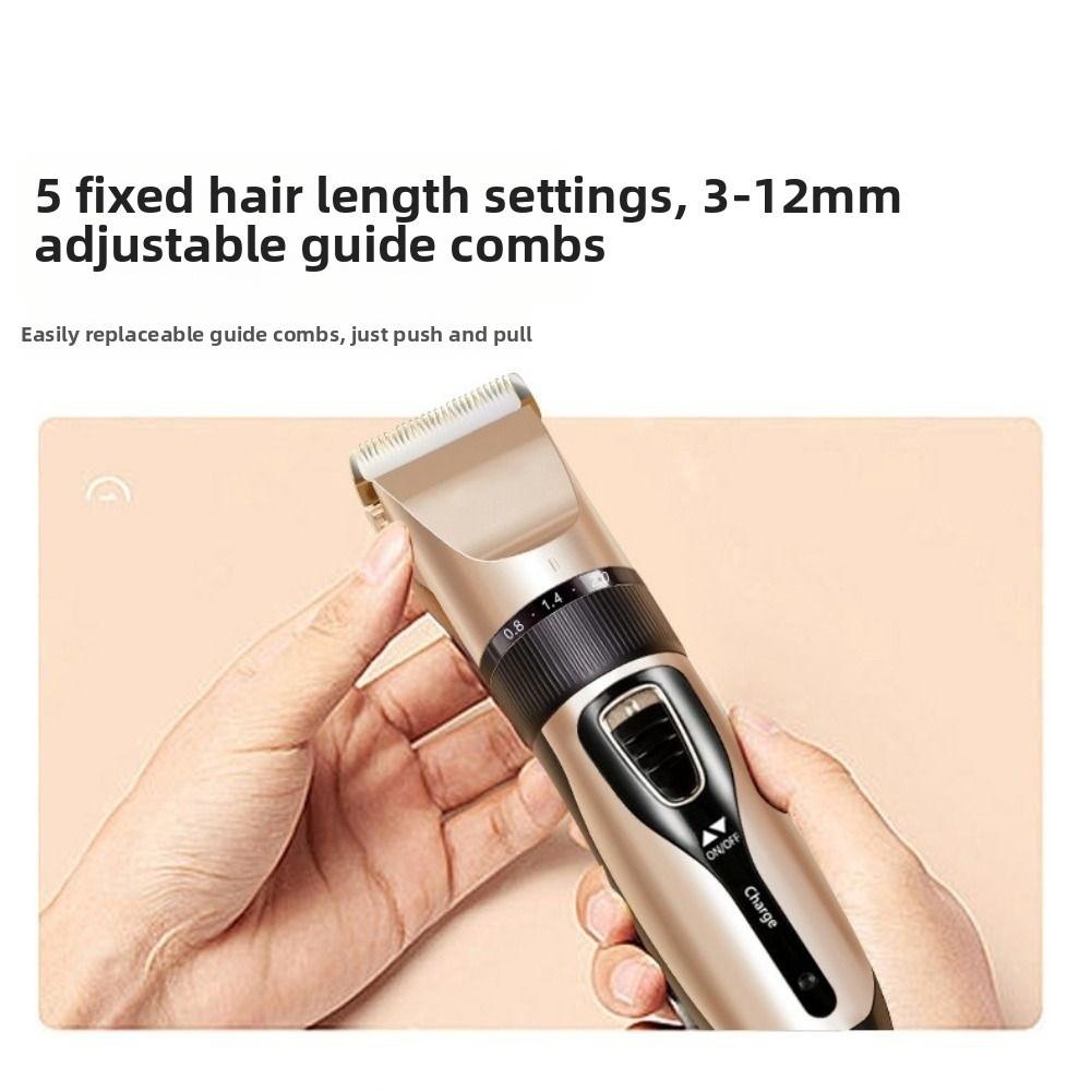 Low Noise Hair Trimmer USB Fast Charge USB Rechargeable Shaver  Beard Trimming