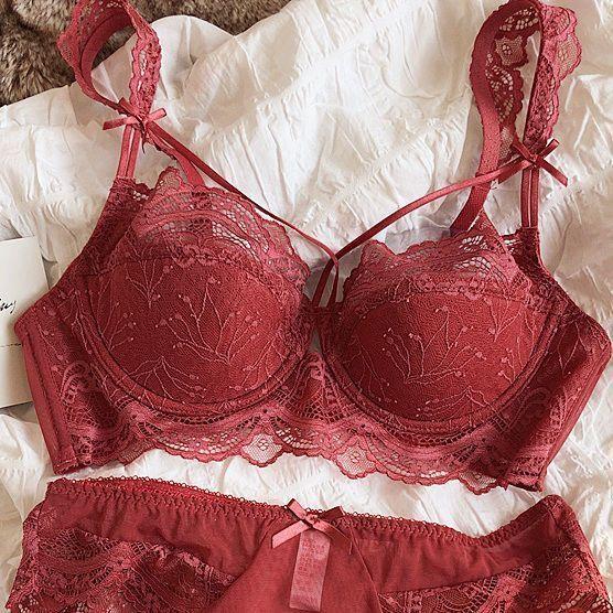 Push Up Lace Bras For Women Underwear Soft Mesh Lingerie Inner Tops