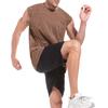 Men's Retro Washed Distressed Sleeveless Pure Cotton Tank Top - Loose Fit, Plus Size, Summer Casual Wear