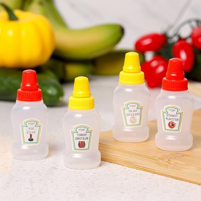 Mini Saucenflasche Mini Picknick Tragbare Ketchupflasche Ölflasche Honig Squeeze Saucenflasche