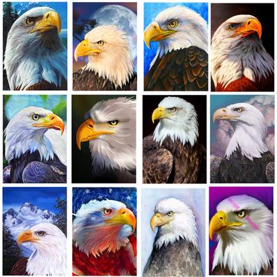 5D DIY Diamond Painting Kit Eagle  Art Diamond Embroidery Rhinestones Decorations for Home