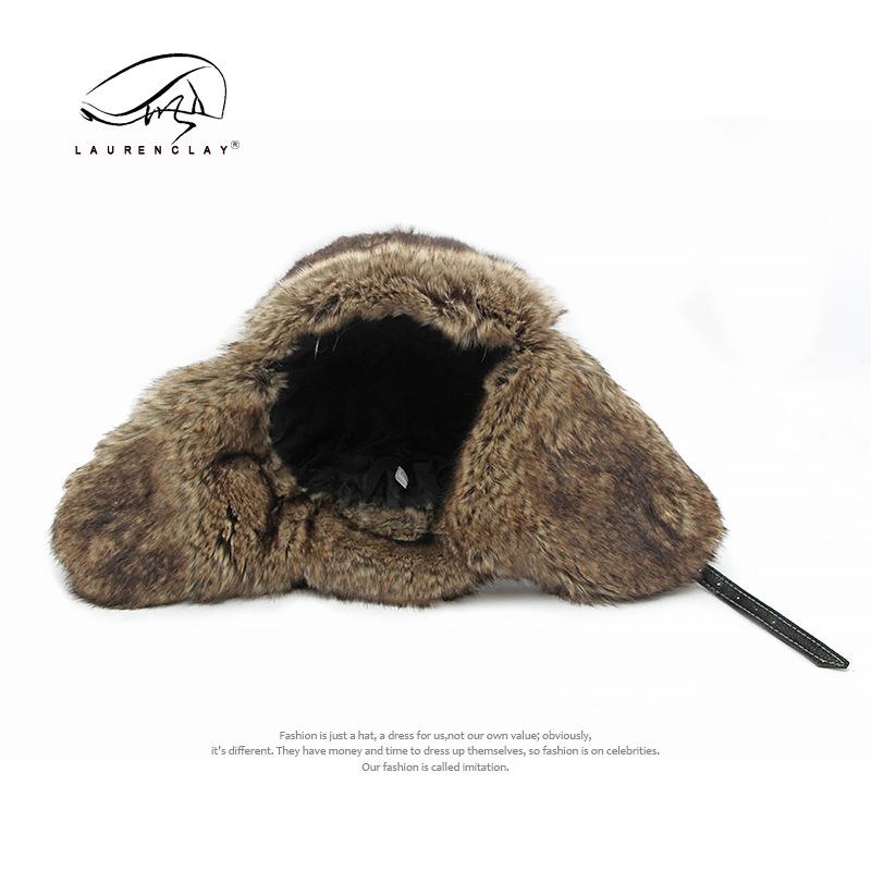 Northeast Hat Men's Autumn and Winter Ear Protection Warm Women's Outdoor Windproof and Snow-proof Cycling Hat Leather Locomotive Hat
