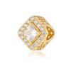 Perline Charm Oro Scintillante Pendenti Originali Europei Snake Fit Bracciale in Rame Collana Perline Per Gioielli Fai da Te Regalo Donna