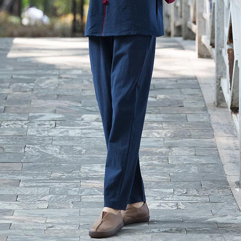 

2025 Ретро Китайский Стиль Хлопок Лен Женский Костюм для Тай-чи и Йоги на Весну и Осень Medium